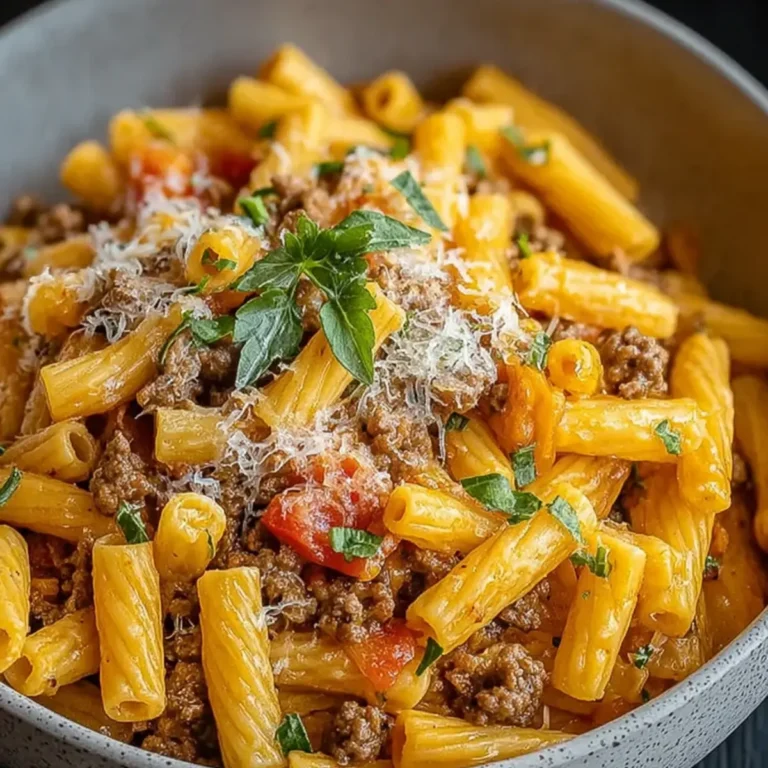 Cheeseburger Pasta