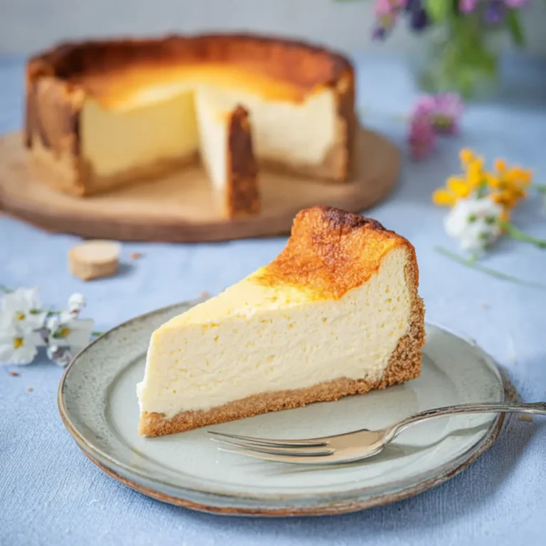 Deutscher Käsekuchen mit Quark und Mürbeteig