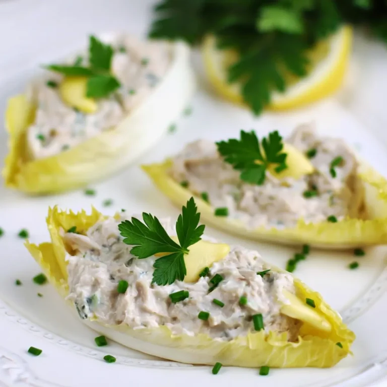 Endivien mit Thunfisch und Frischkäse