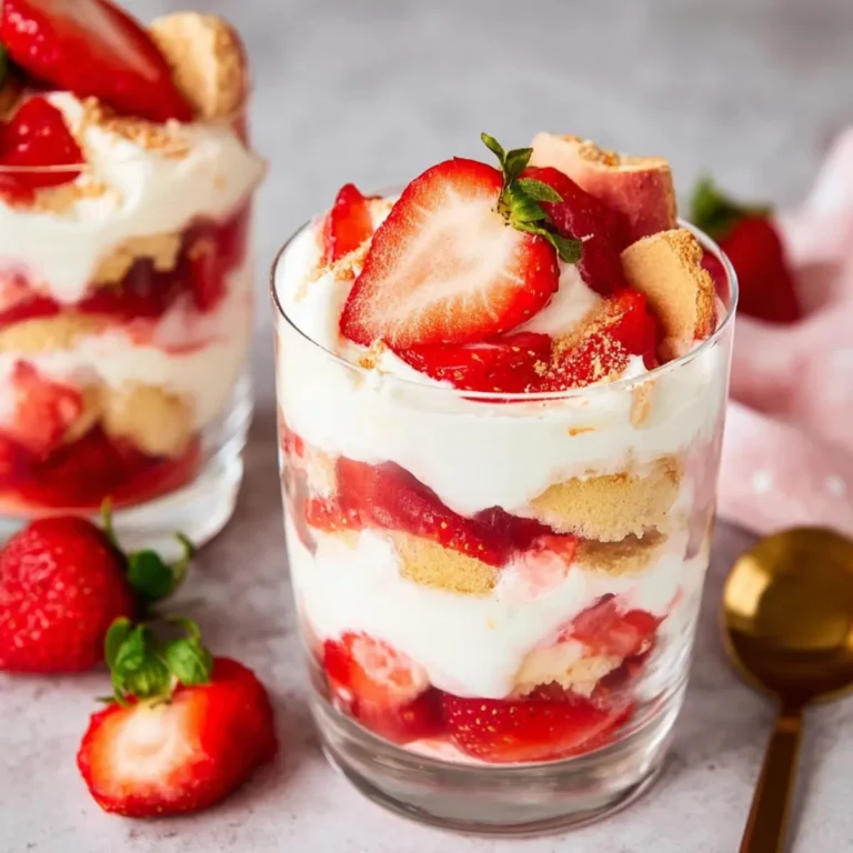 Erdbeer Tiramisu im Glas