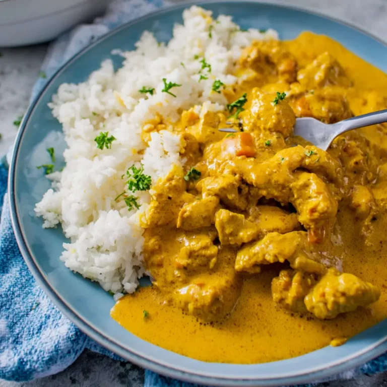 Geschnetzeltes in Currysauce
