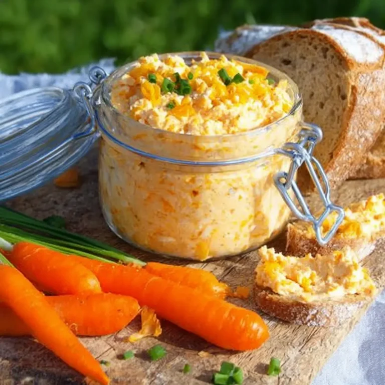 Karotten Rillettes mit Frischkäse