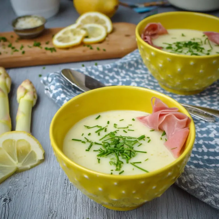 Omas Spargelsuppe aus Schalen