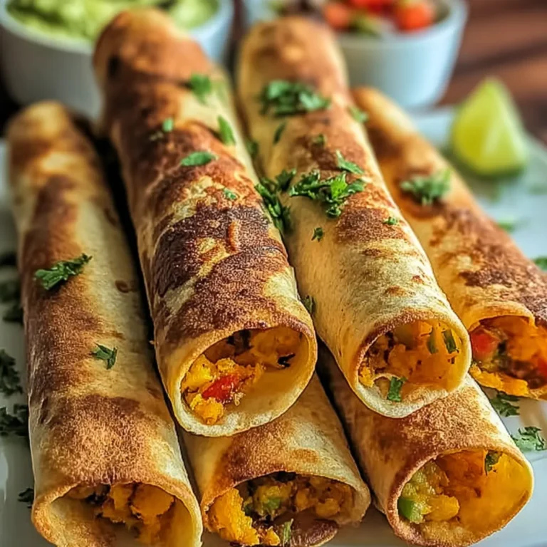 Vegane gebackene Taquitos