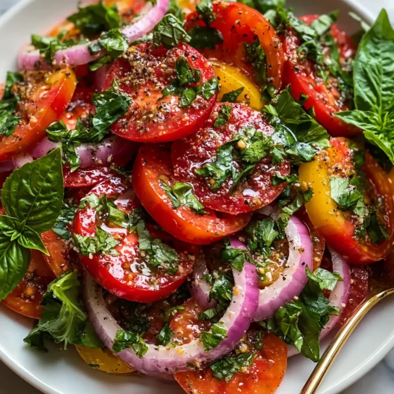 Basilikum Tomaten Salat