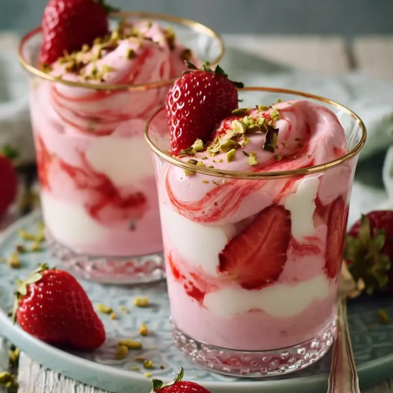 Erdbeer Mousse ohne Gelatine