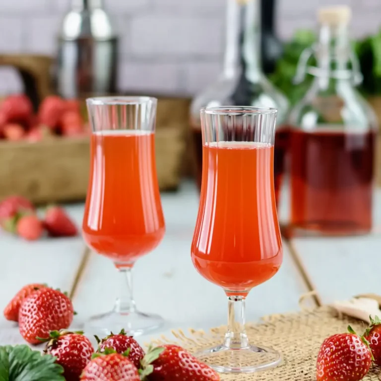 Erdbeerlikör mit Rum