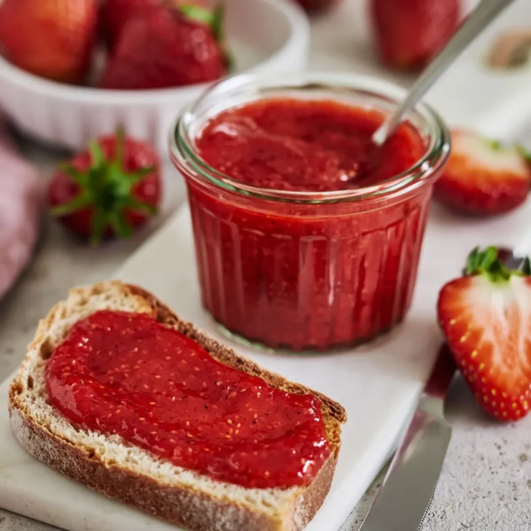 Erdbeermarmelade mit Vanille