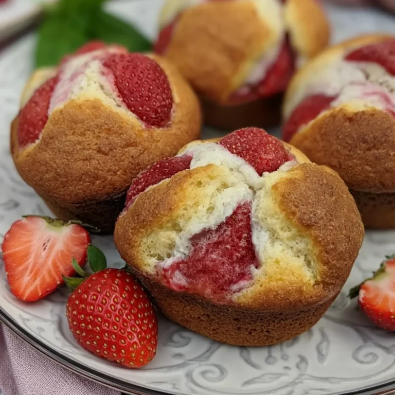 Erdbeermuffins mit Joghurt