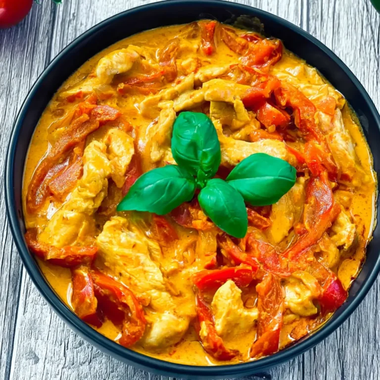 Hähnchengeschnetzeltes mit Paprika