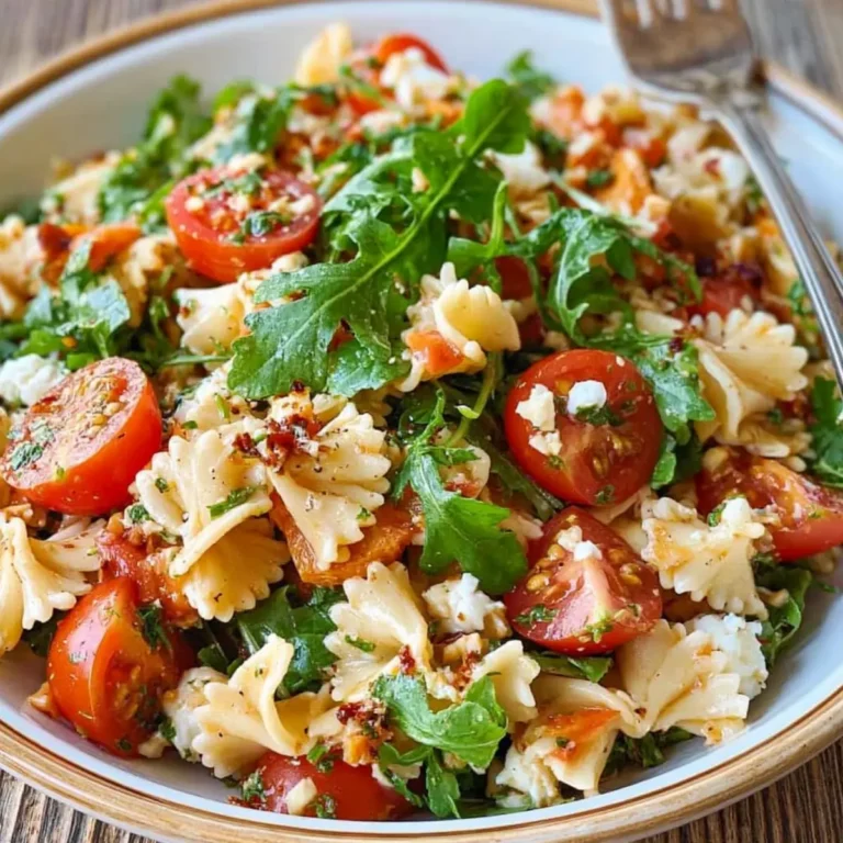 Italienischer Nudelsalat mit Rucola