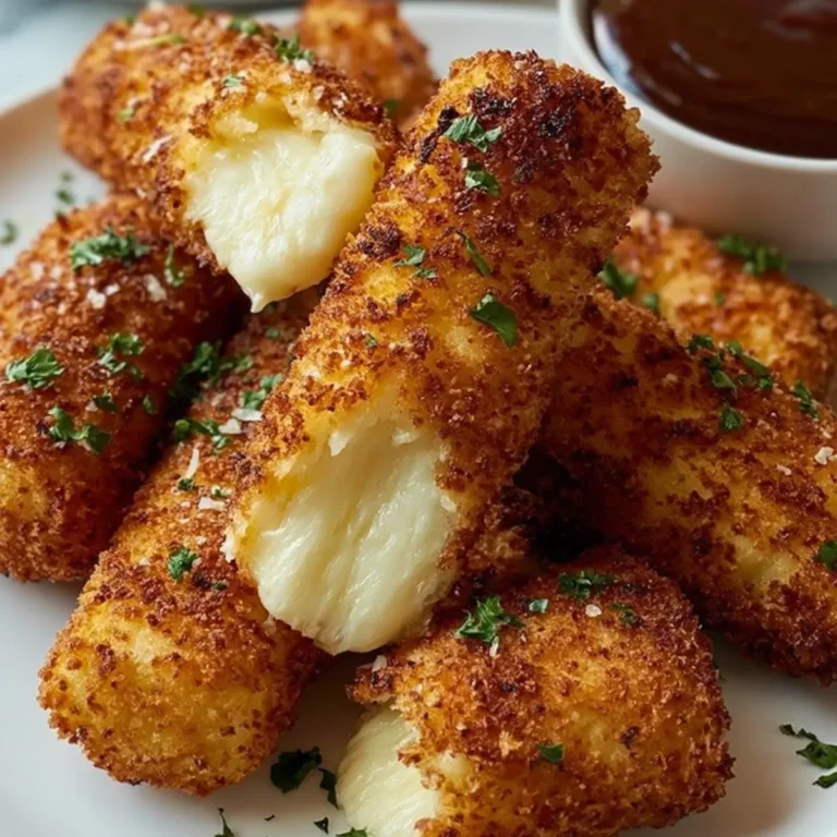 Knusprige Mozzarella Sticks