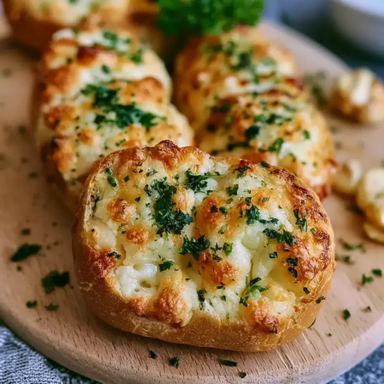Käse Knoblauchbrot Häppchen