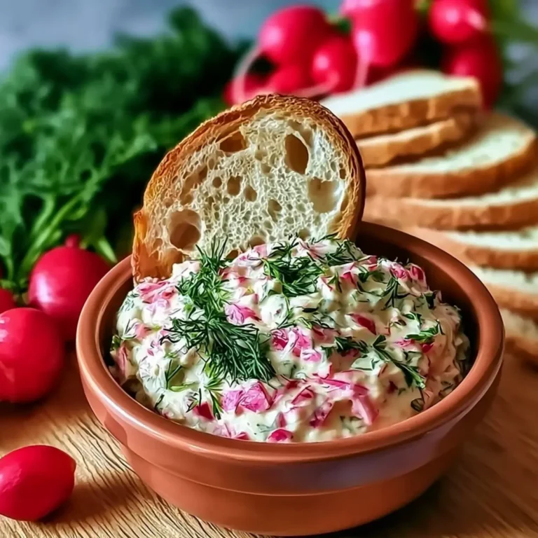 Leichte Radieschen Tartinade
