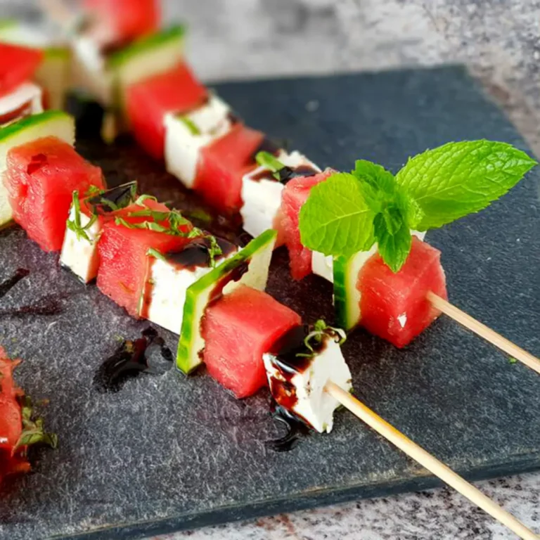 Melone Feta Spieße