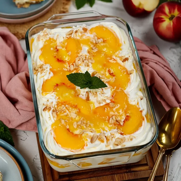 Pfirsich Tiramisu