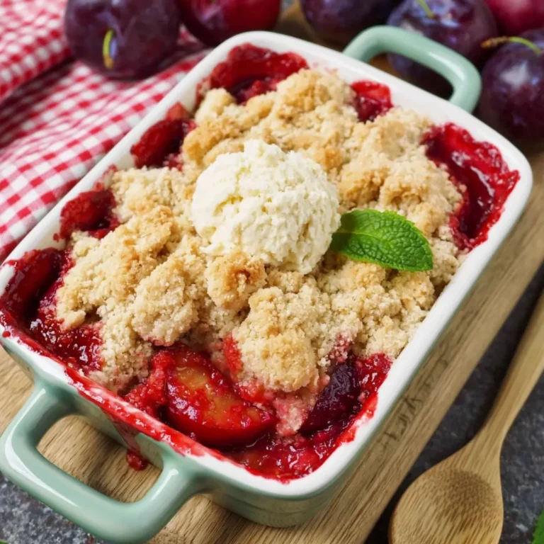 Pflaumen Crumble