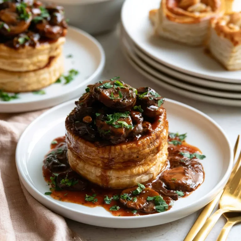 Pilzgulasch à la Bourguignonne