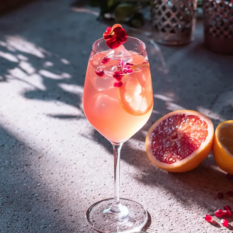 Pink Spritz mit Bitter Lemon