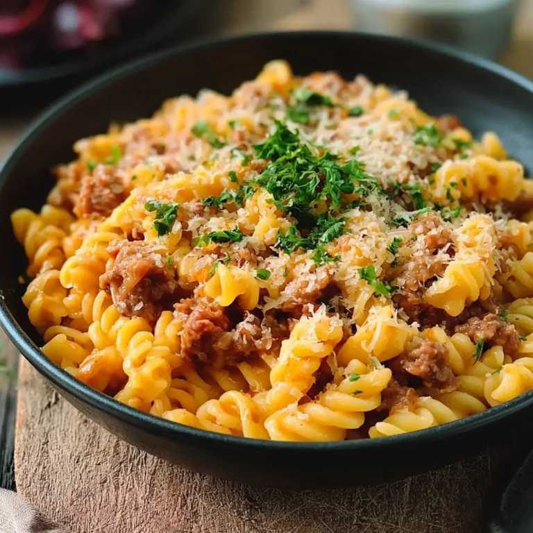 Rinderhackfleisch Pasta