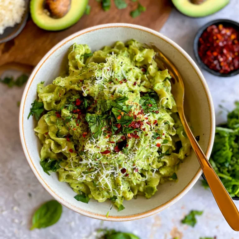 Vegane Avocado Pesto Pasta