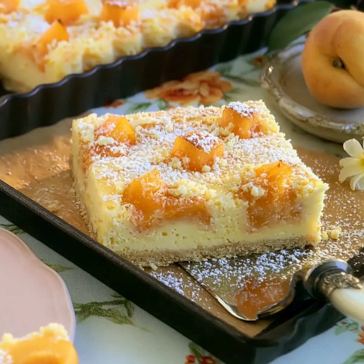 Aprikosen Käsekuchen vom Blech