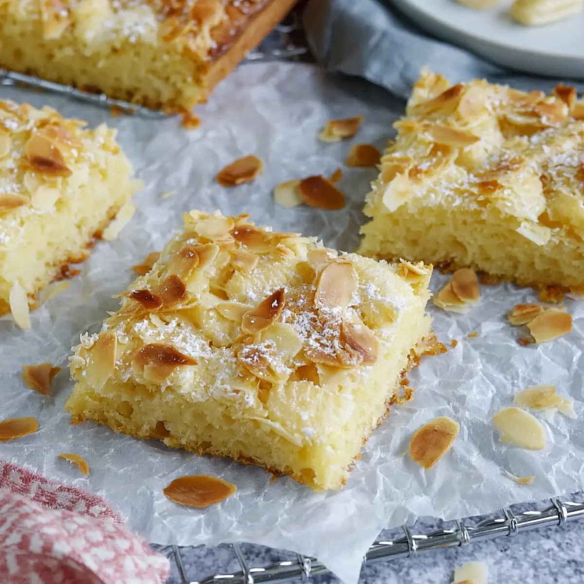 Buttermilchkuchen mit Mandeln