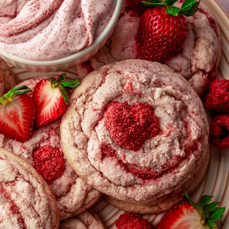Erdbeer Cookies