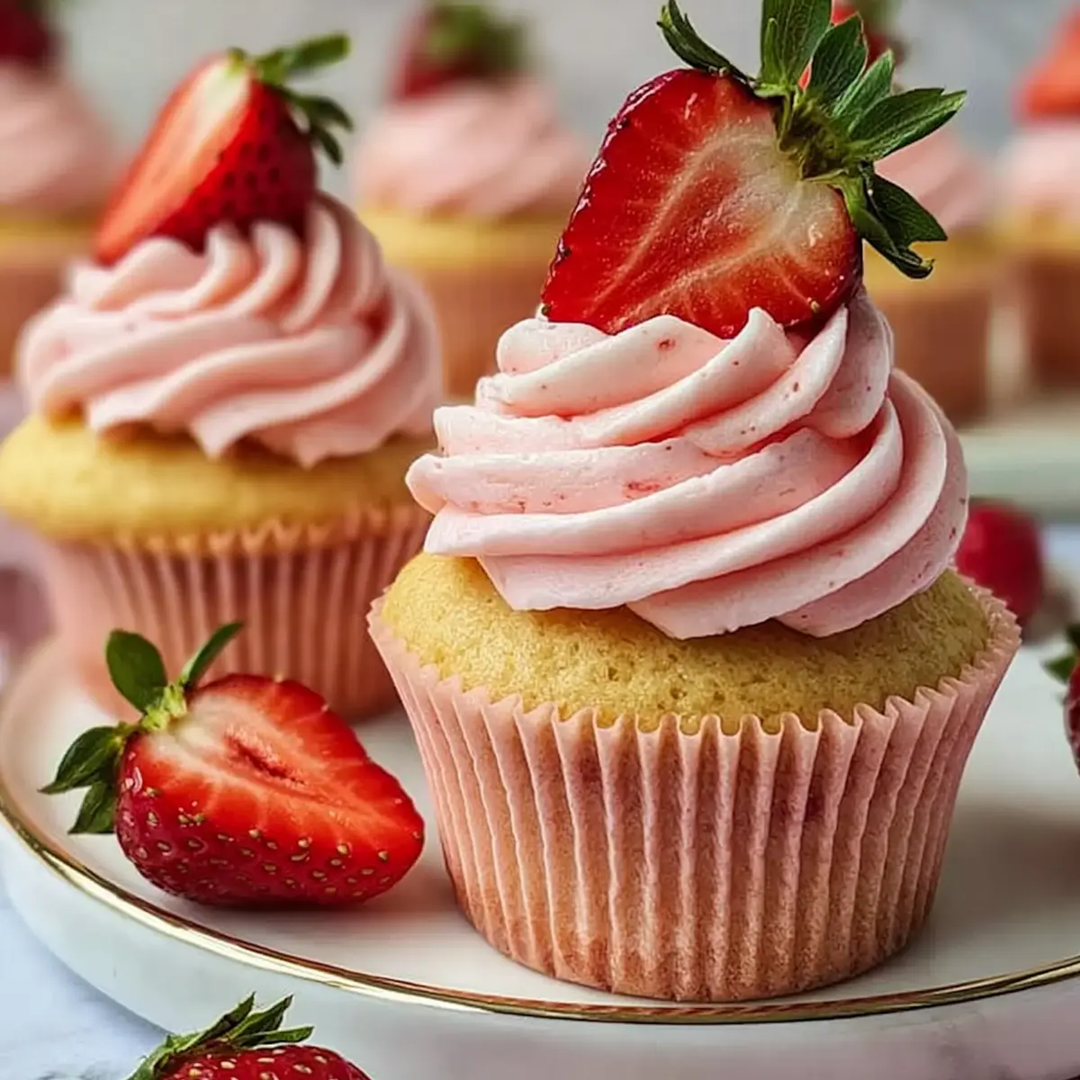 Erdbeer Muffins