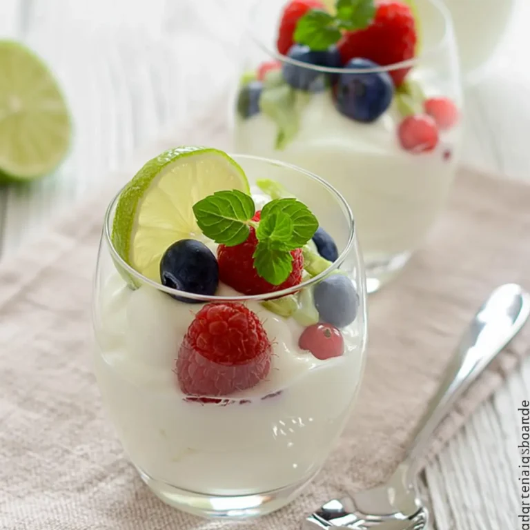 Limetten Joghurtmousse