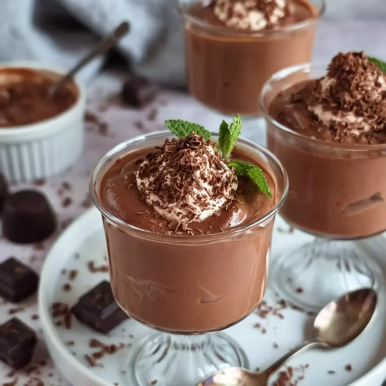 Mousse au Chocolat ohne Ei