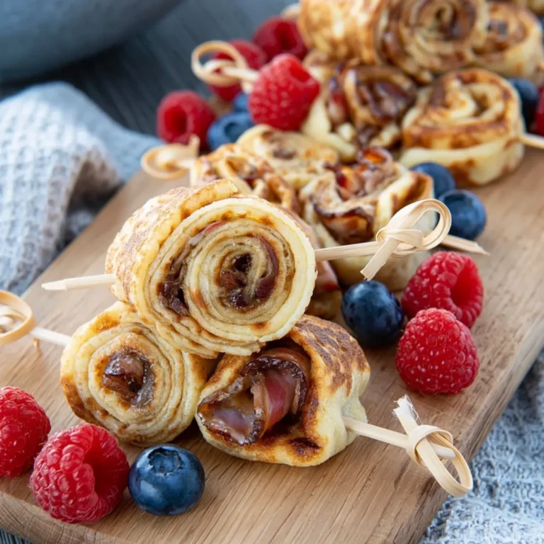 Pfannkuchen Spieße