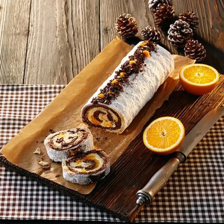 Schoko Orangen Rolle