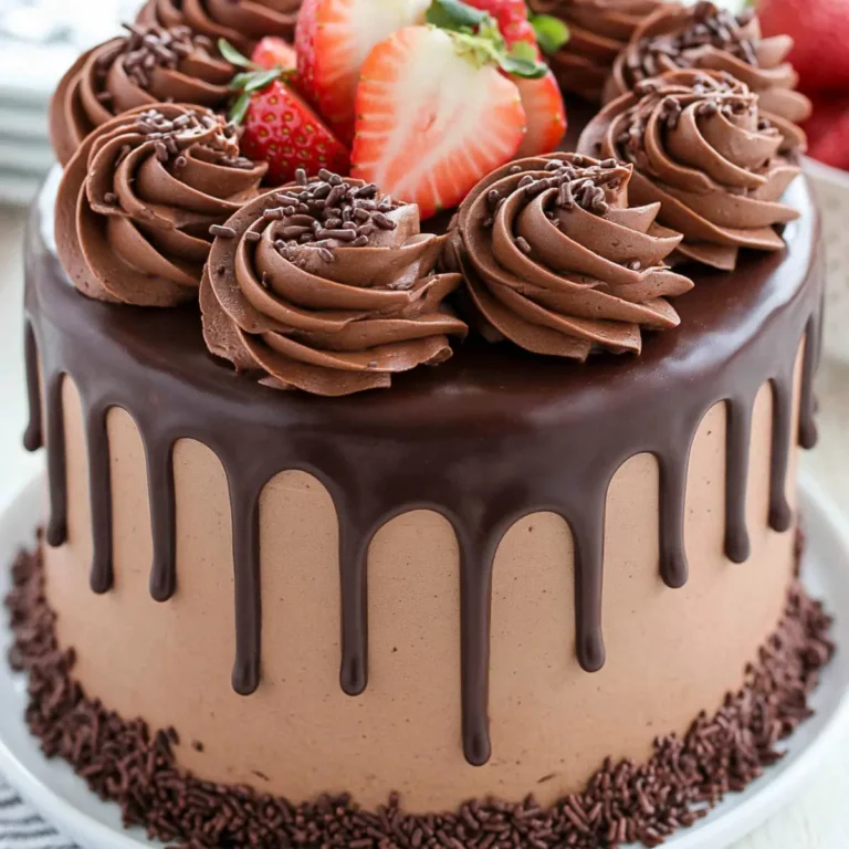 Schokoladen Drip Cake