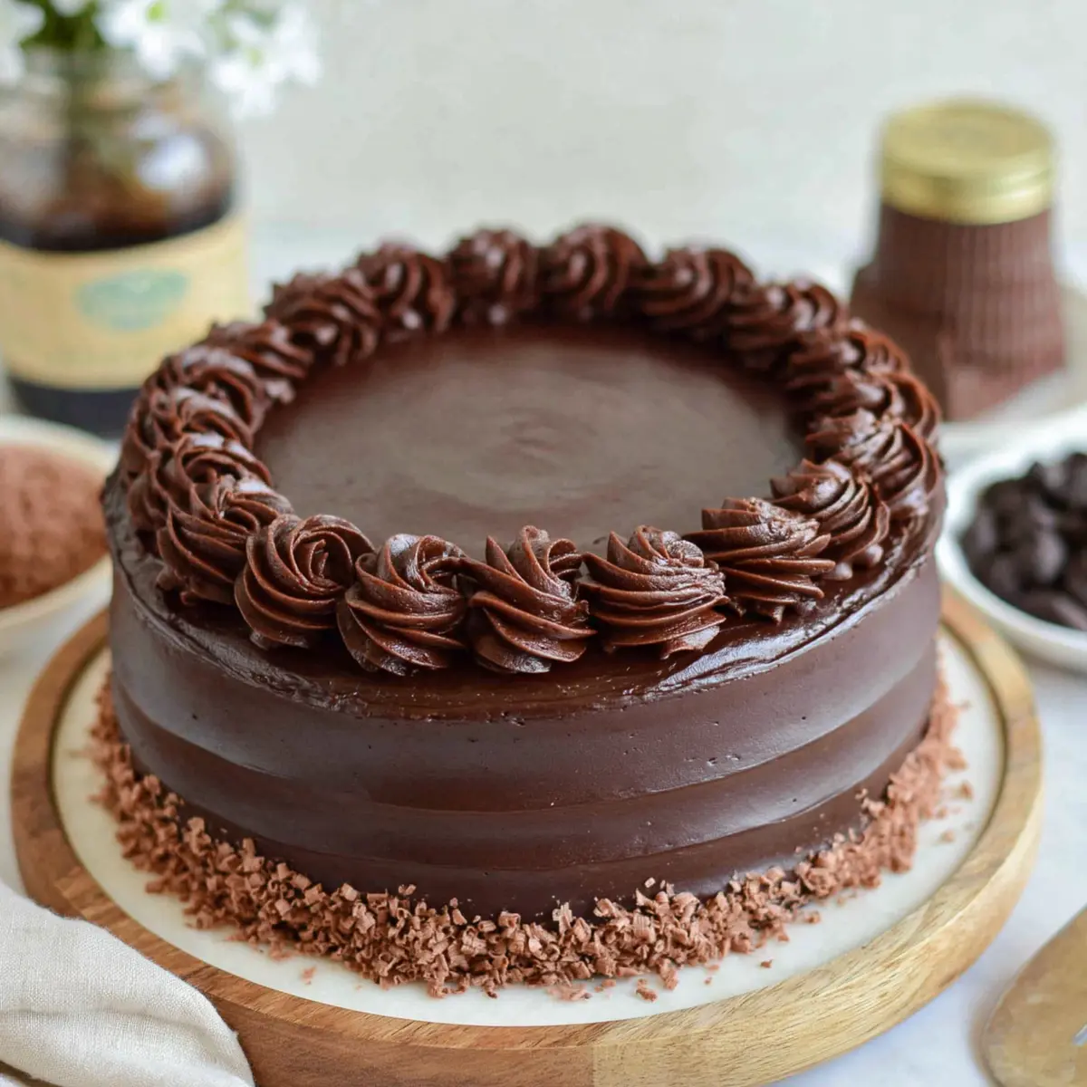 Veganer glutenfreier Schokoladenkuchen