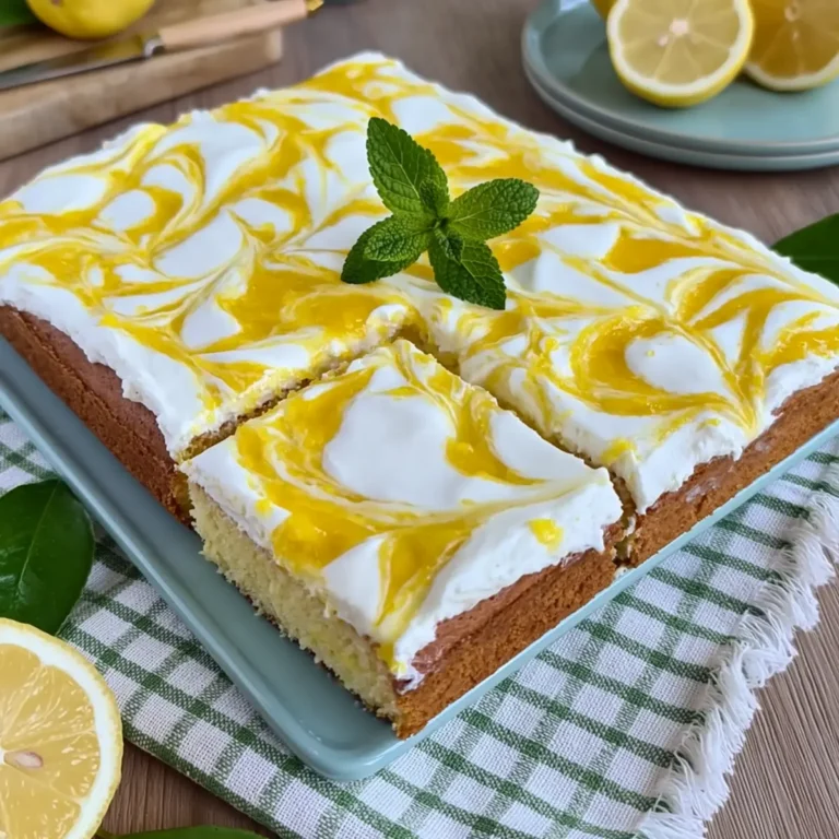 Zitronenkuchen mit Frischkäsefrosting
