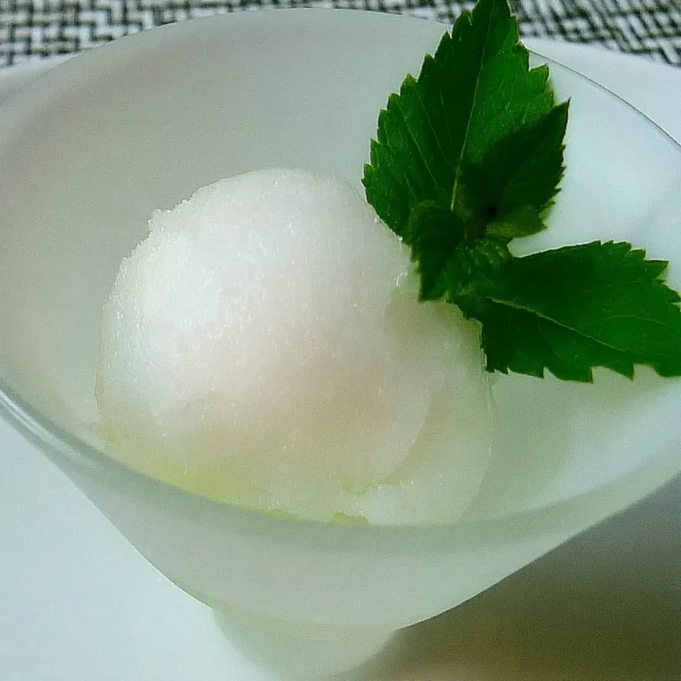 Zitronenmelisse Sorbet
