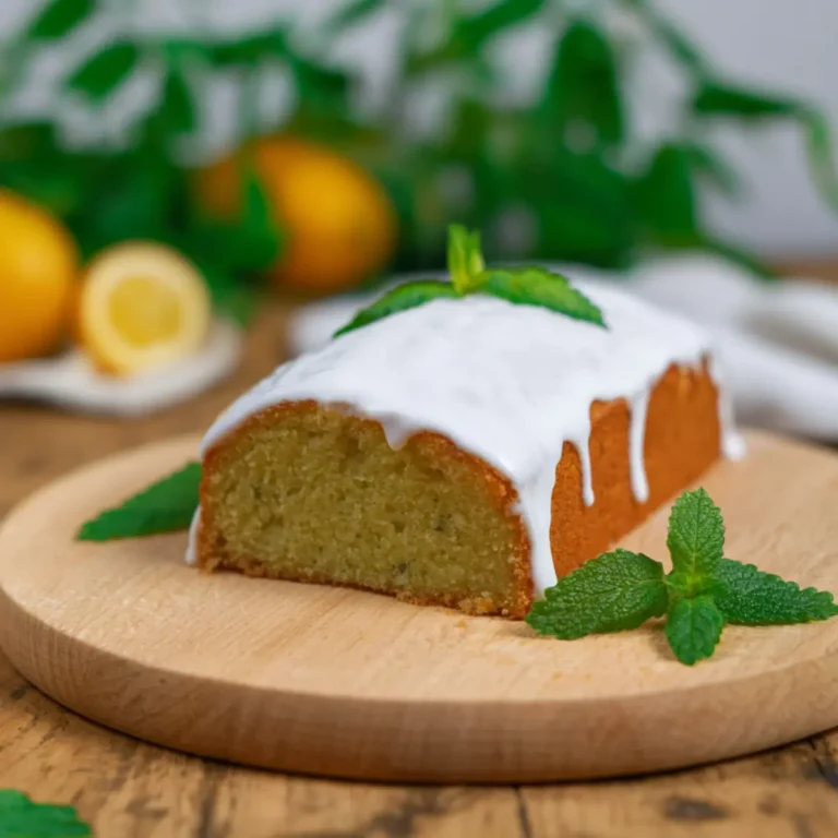 Zitronenmelissekuchen