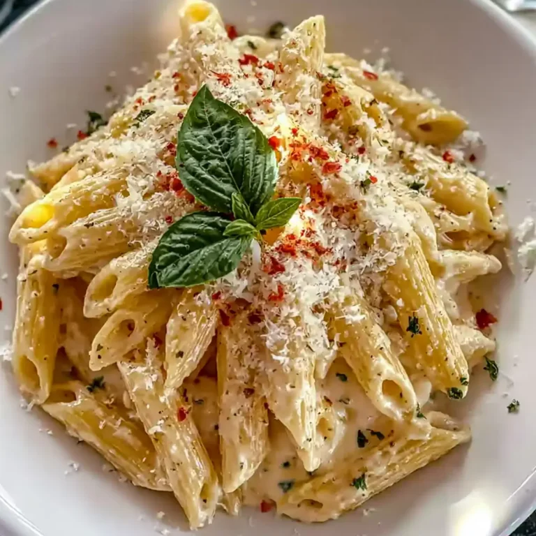 Cremige Knoblauchpasta