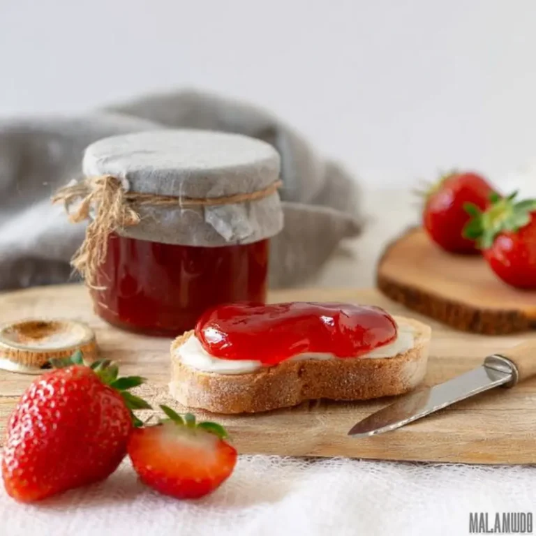 Erdbeer Marmelade mit Birkenzucker