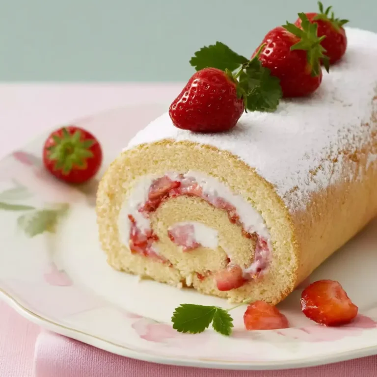 Erdbeerroulade
