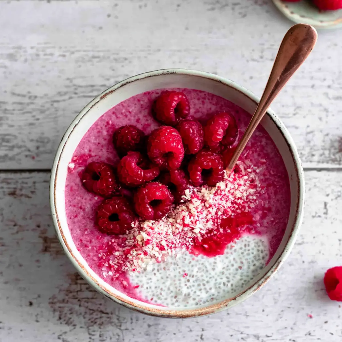 Himbeer Chia Pudding