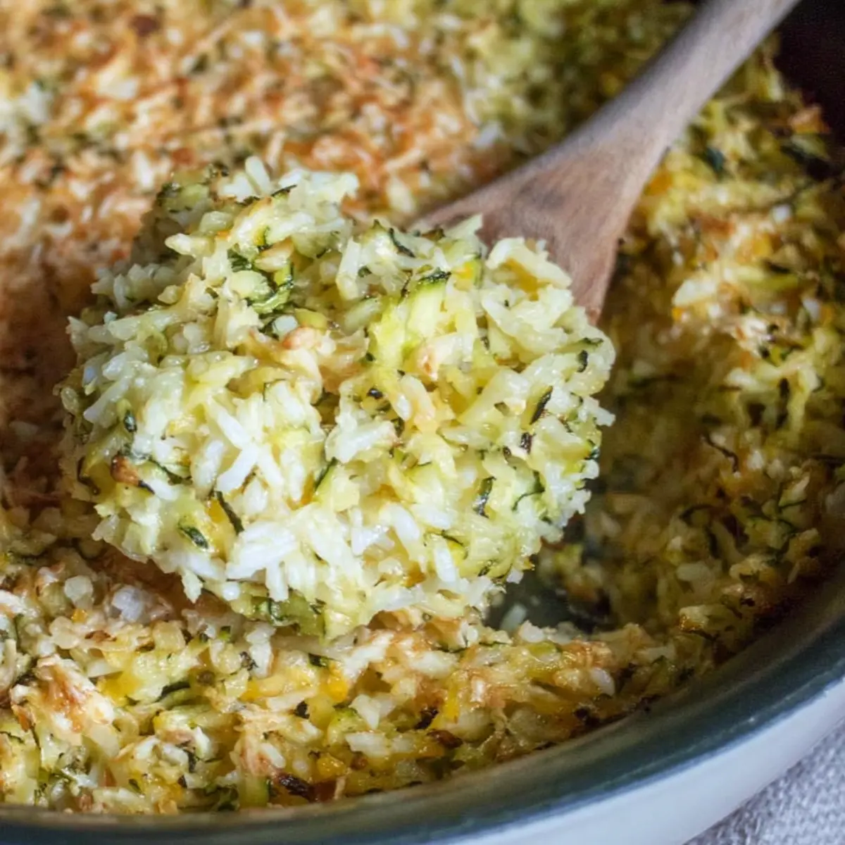 Julias Zucchini Reis Gratin