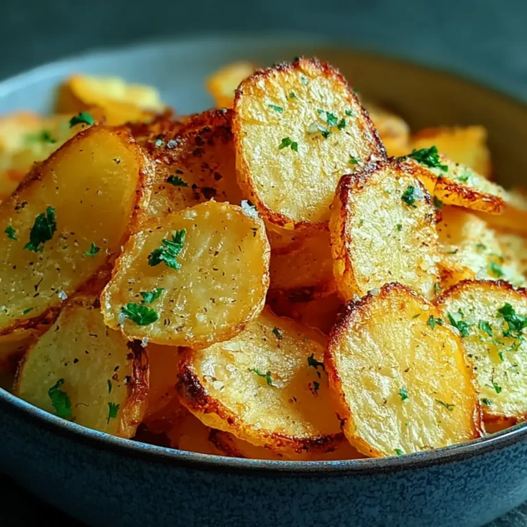Knusprige Kartoffelscheiben