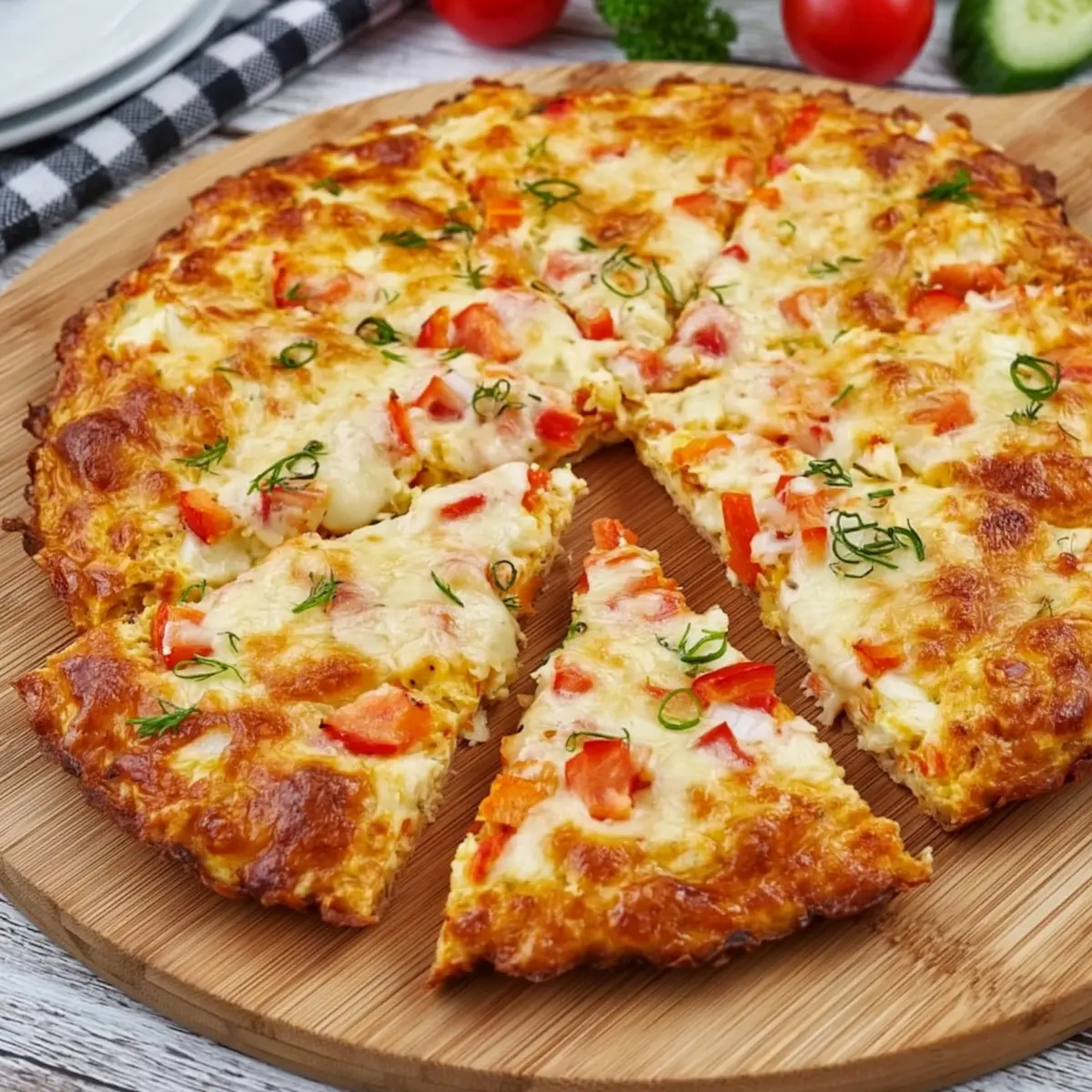 Schüttelpizza Low Carb