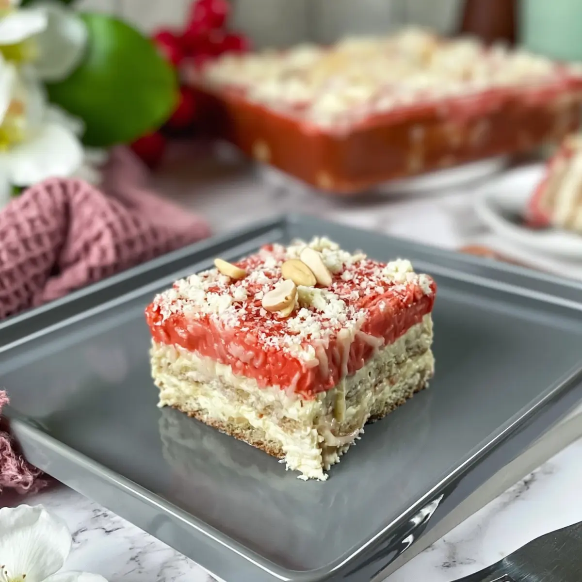 Spaghettieis Tiramisu Dessert