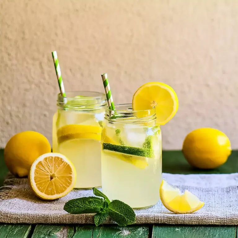Sprudelnde Limonade