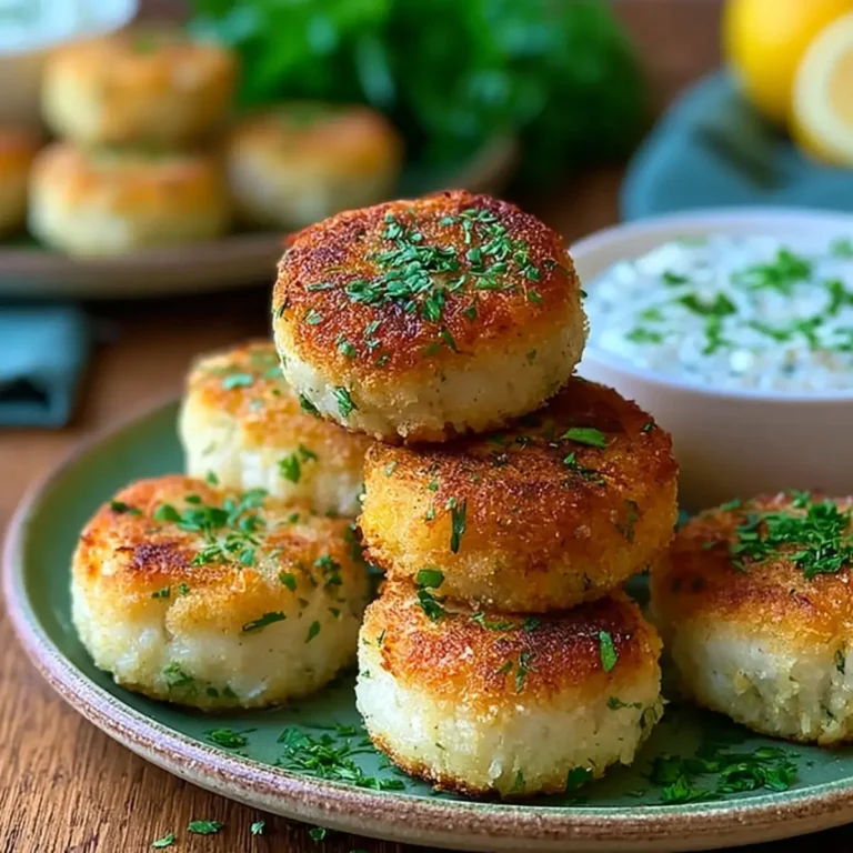 Thunfischkroketten mit frischen Kräutern