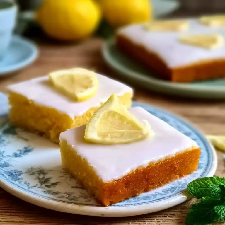 Veganer Zitronenkuchen mit Zuckerguss