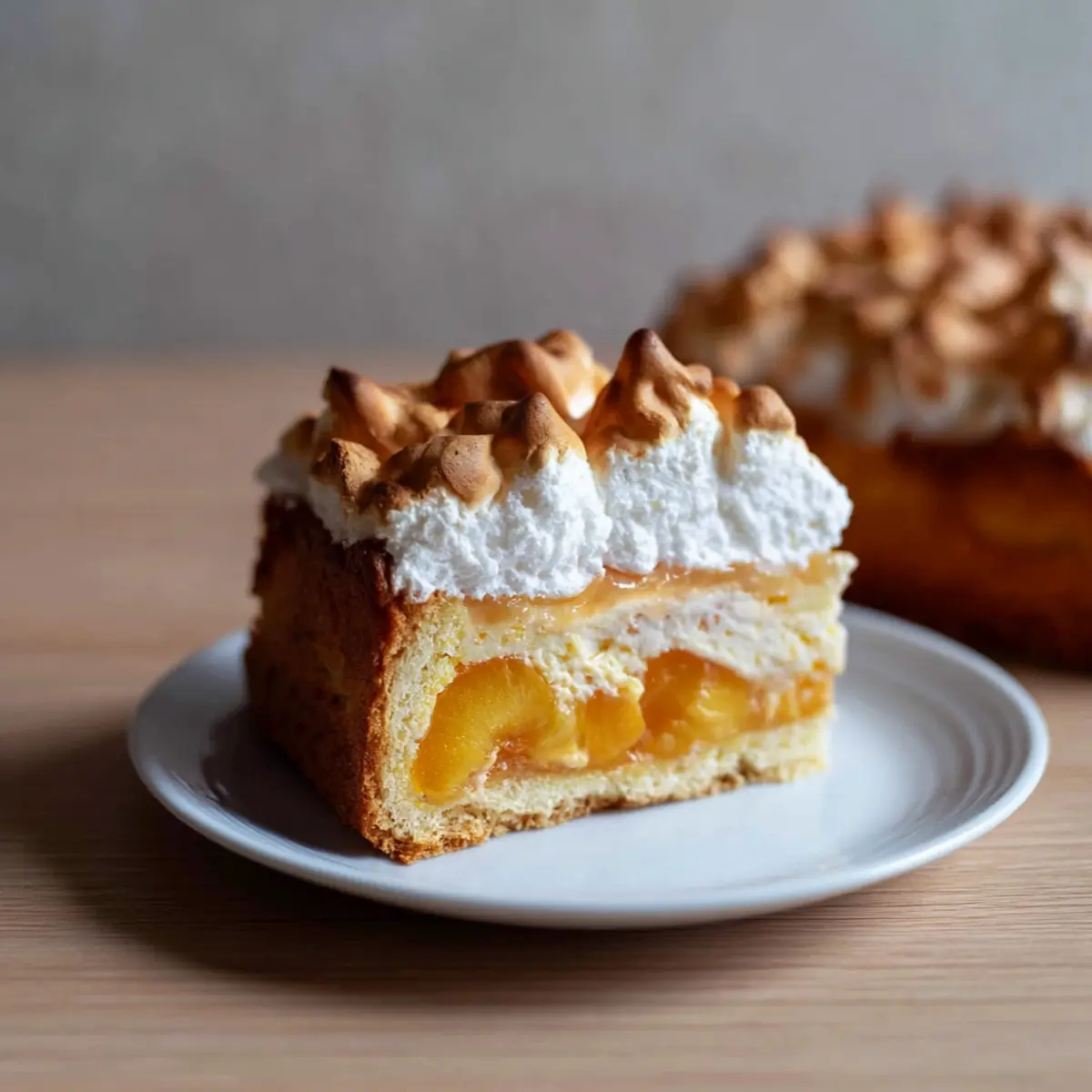 Wachauer Marillenkuchen mit Baiser